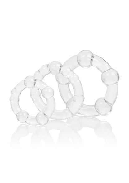 Bestel: Island Rings by CalExotics Rings - bij Happytoys: de erotische sex webshop | liever Happy dan Easy ⭐⭐⭐⭐⭐ - Clear - 12729 - CLEAR