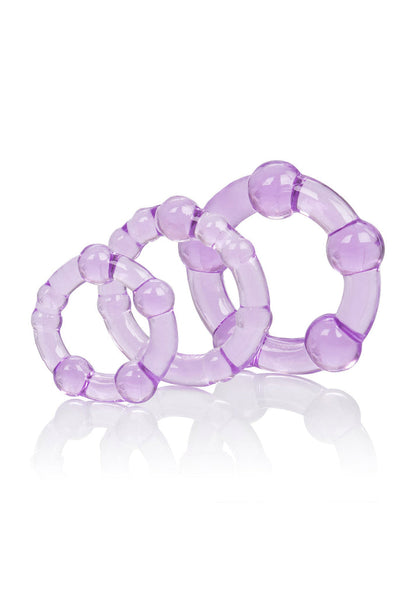 Bestel: Island Rings by CalExotics Rings - bij Happytoys: de erotische sex webshop | liever Happy dan Easy ⭐⭐⭐⭐⭐ - Paars - 12729 - PURPLE