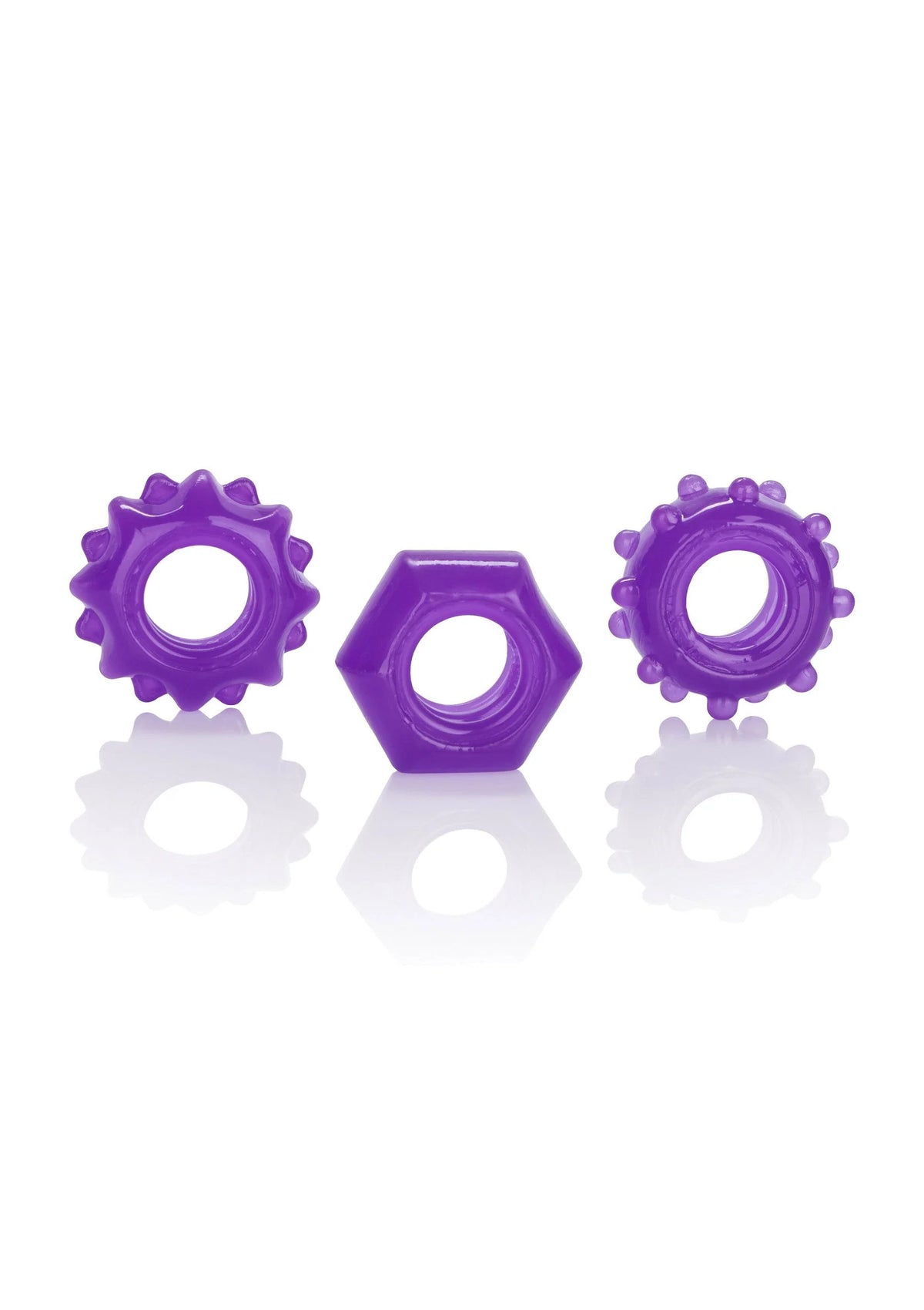 Bestel: Reversible Ring Set by CalExotics Rings - bij Happytoys: de erotische sex webshop | liever Happy dan Easy ⭐⭐⭐⭐⭐