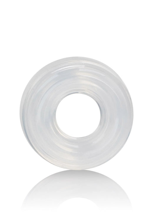 Bestel: CalExotics Premium Silicone Ring - Medium - bij Happytoys: de erotische sex webshop | liever Happy dan Easy ⭐⭐⭐⭐⭐ - Default Title - 12733 - CLEAR