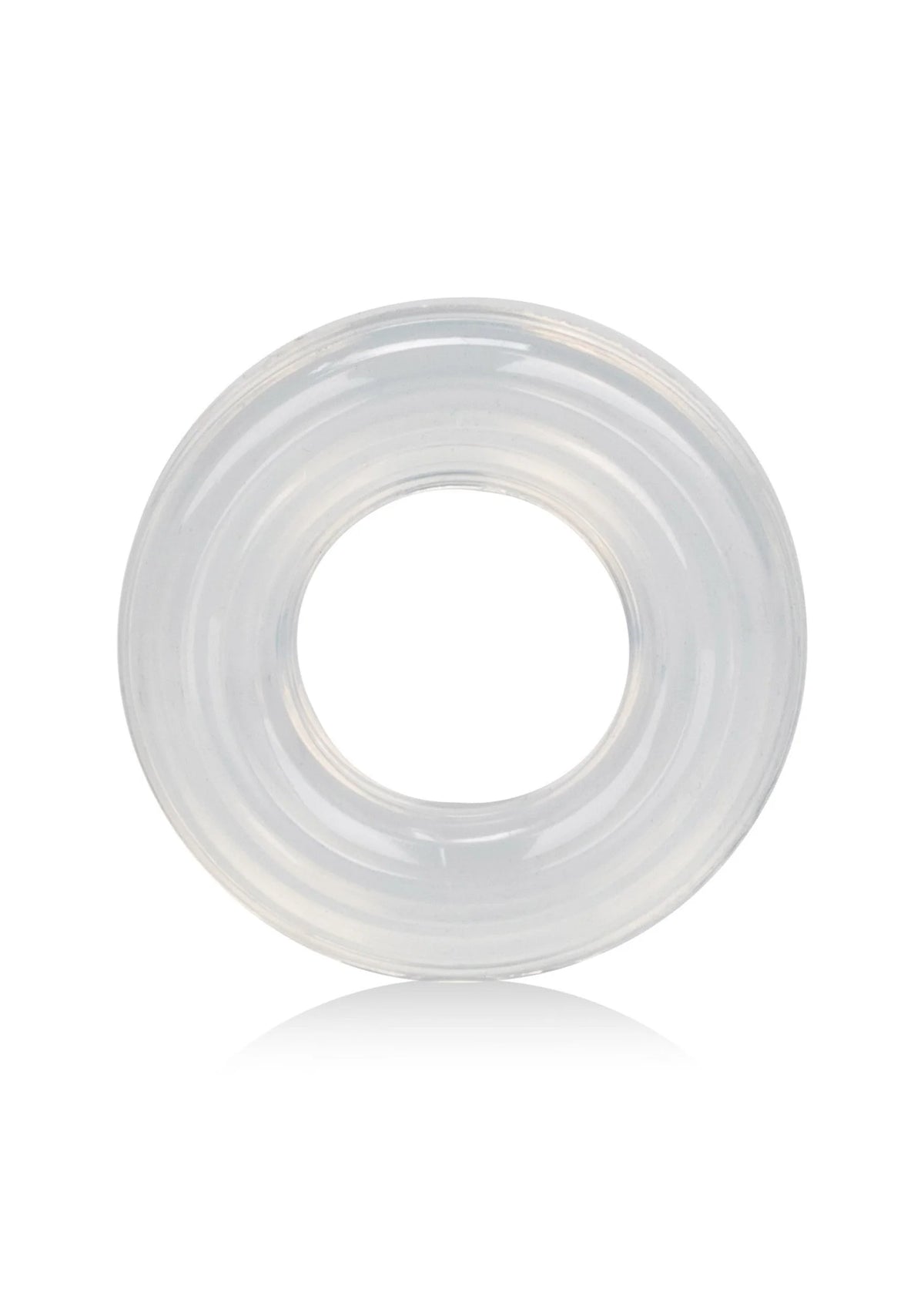 Bestel: Premium Silicone Ring - Large by CalExotics - bij Happytoys: de erotische sex webshop | liever Happy dan Easy ⭐⭐⭐⭐⭐ - Default Title - 12734 - CLEAR