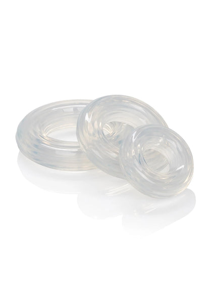 Bestel: CalExotics Premium Silicone Ring Set - bij Happytoys: de erotische sex webshop | liever Happy dan Easy ⭐⭐⭐⭐⭐