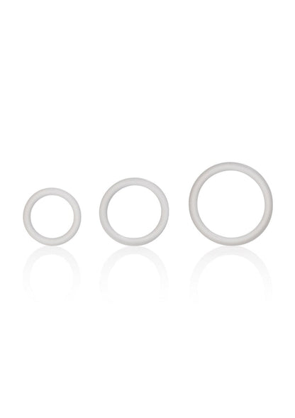 Bestel: Silicone Support cockrings by CalExotics Rings - bij Happytoys: de erotische sex webshop | liever Happy dan Easy ⭐⭐⭐⭐⭐ - Clear - 12745 - CLEAR