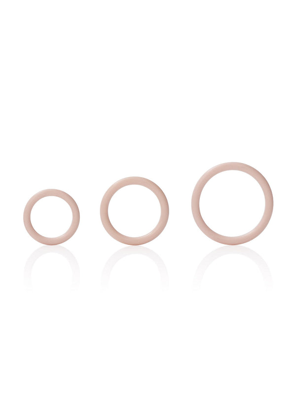 Bestel: Silicone Support cockrings by CalExotics Rings - bij Happytoys: de erotische sex webshop | liever Happy dan Easy ⭐⭐⭐⭐⭐ - Skin - 12745 - SKIN