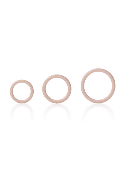 Bestel: Silicone Support cockrings by CalExotics Rings - bij Happytoys: de erotische sex webshop | liever Happy dan Easy ⭐⭐⭐⭐⭐ - Skin - 12745 - SKIN