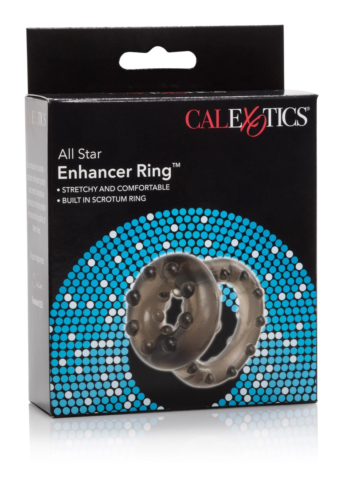 Bestel: CalExotics All Star Enhancer Ring - bij Happytoys: de erotische sex webshop | liever Happy dan Easy ⭐⭐⭐⭐⭐