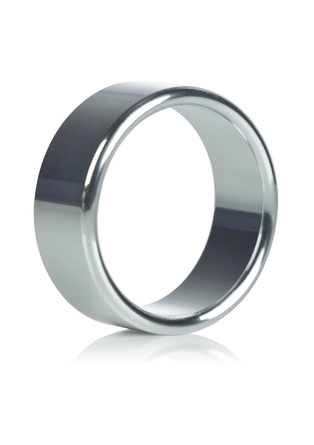 Bestel: Alloy Metallic Ring - Large by CalExotics - bij Happytoys: de erotische sex webshop | liever Happy dan Easy ⭐⭐⭐⭐⭐ - Default Title - 12750 - SILVER