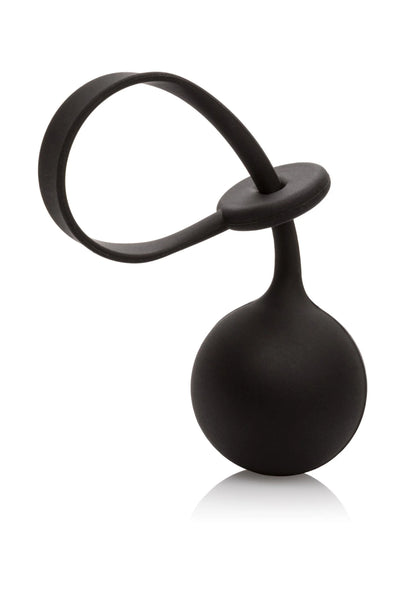 Bestel: Silicone Weighted Lasso Ring verzwaarde cockring by CalExotics - bij Happytoys: de erotische sex webshop | liever Happy dan Easy ⭐⭐⭐⭐⭐ - Default Title - 12752 - BLACK