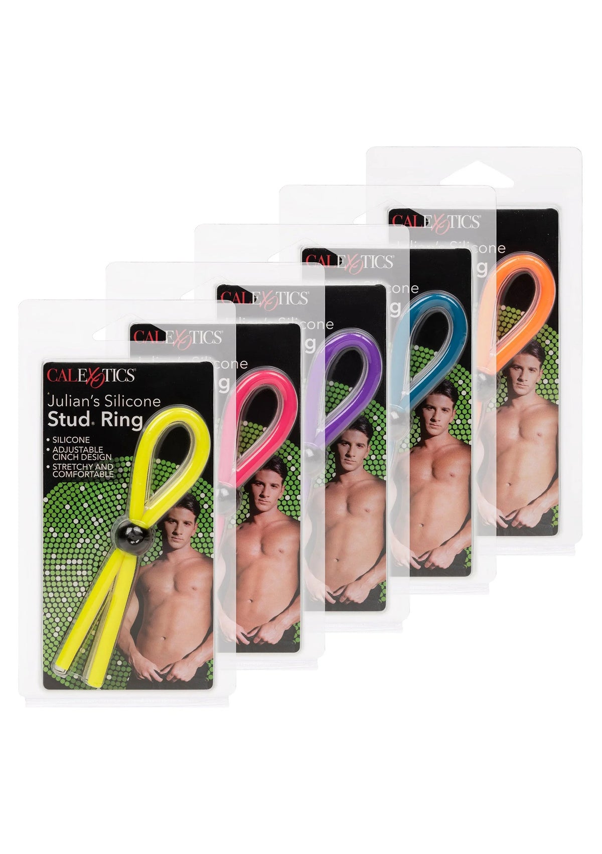 Bestel: Julian’s Silicone Stud Ring by CalExotics - bij Happytoys: de erotische sex webshop | liever Happy dan Easy ⭐⭐⭐⭐⭐