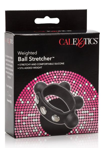 Bestel: Silicone Weighted Ball Stretcher by CalExotics - bij Happytoys: de erotische sex webshop | liever Happy dan Easy ⭐⭐⭐⭐⭐