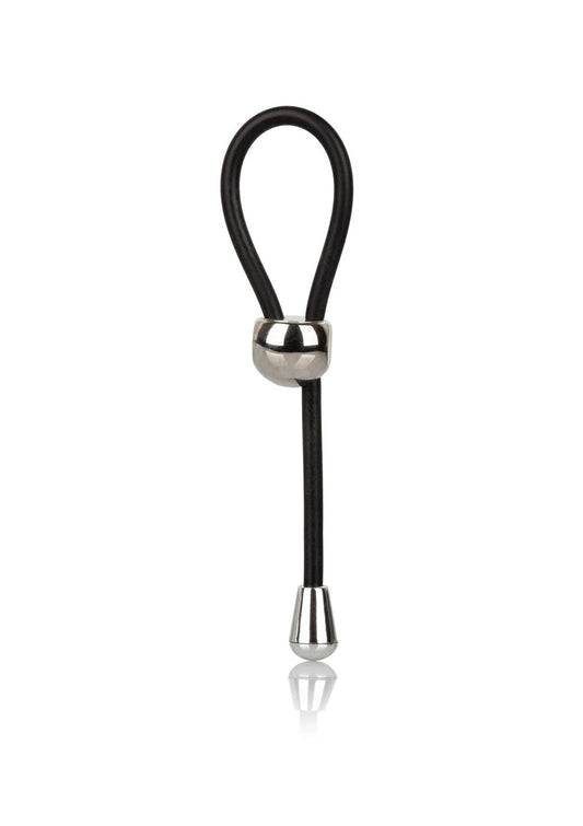 Bestel: E - Z Cinch Silicone Lasso Cockring by CalExotics - bij Happytoys: de erotische sex webshop | liever Happy dan Easy ⭐⭐⭐⭐⭐ - Default Title - 12764 - BLACK
