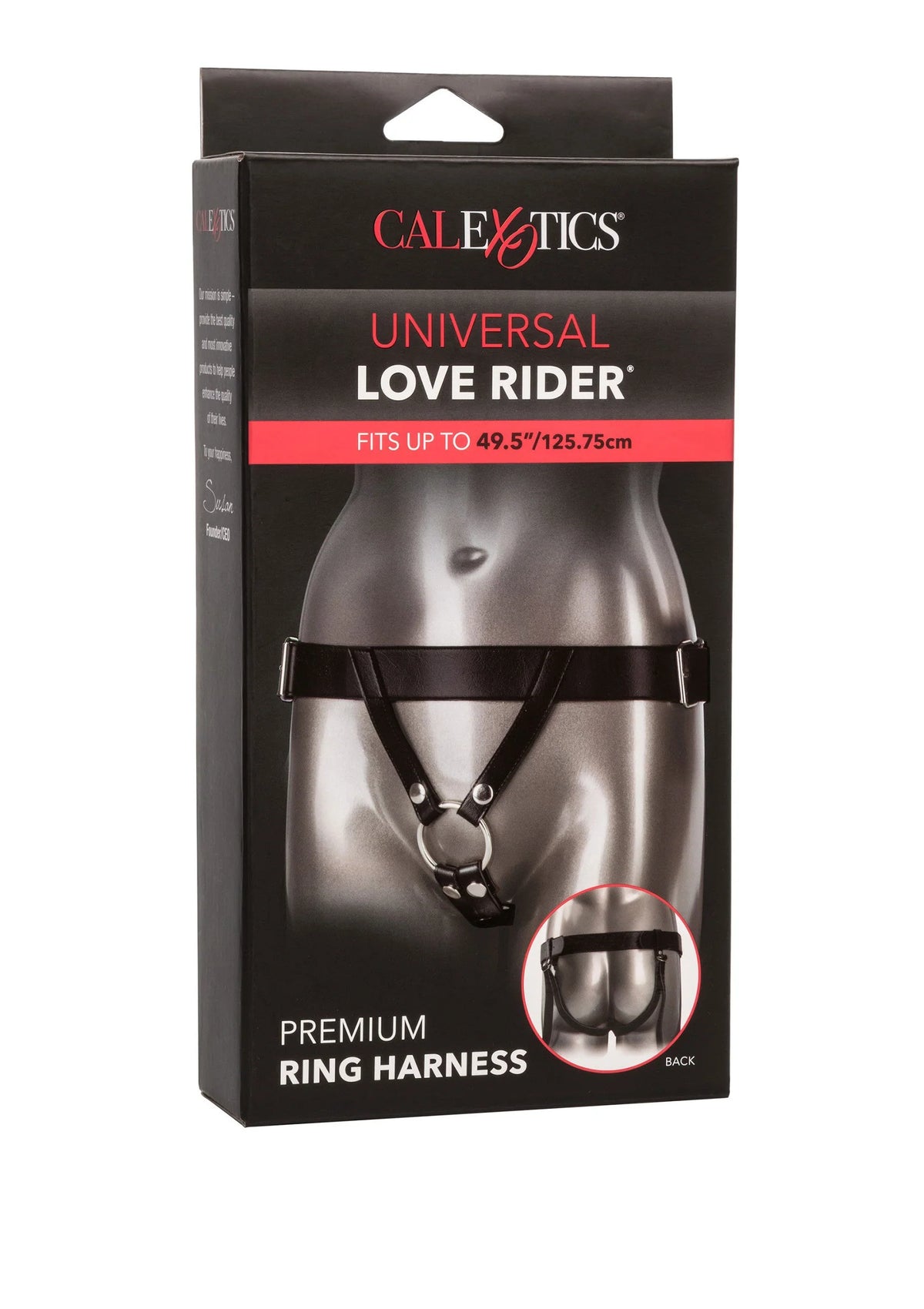 Bestel: Universal Love Rider Premium Ring Harness by CalExotics - bij Happytoys: de erotische sex webshop | liever Happy dan Easy ⭐⭐⭐⭐⭐