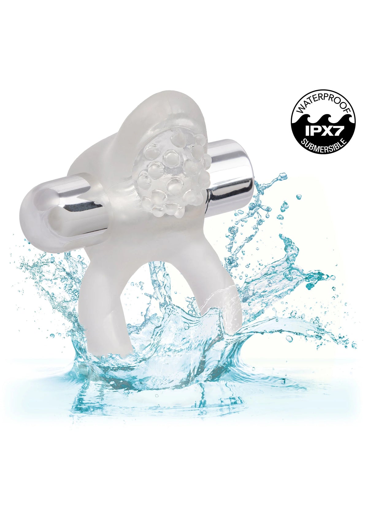 Bestel: Nubby Lover's Delight vibratong cockring by CalExotics - bij Happytoys: de erotische sex webshop | liever Happy dan Easy ⭐⭐⭐⭐⭐