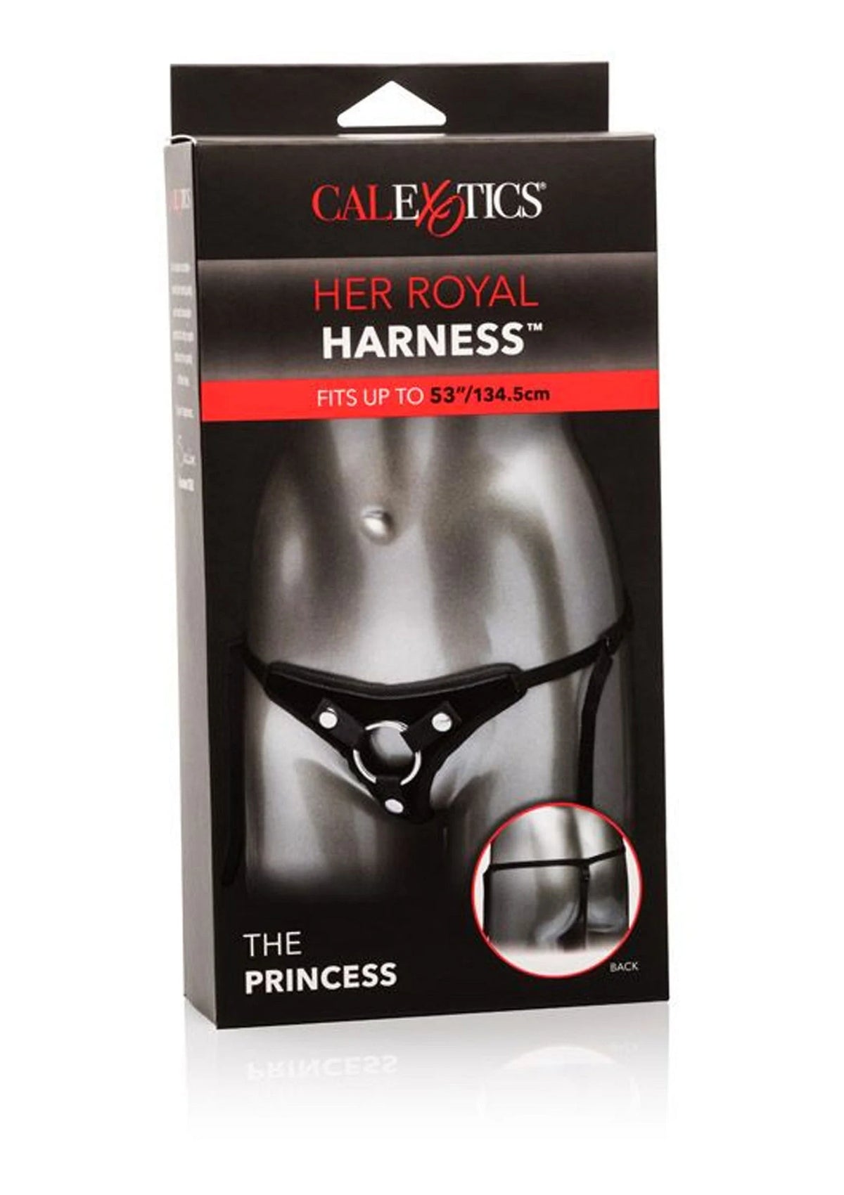 Bestel: The Princess pegging strap on by CalExotics Her Royal Harness - bij Happytoys: de erotische sex webshop | liever Happy dan Easy ⭐⭐⭐⭐⭐