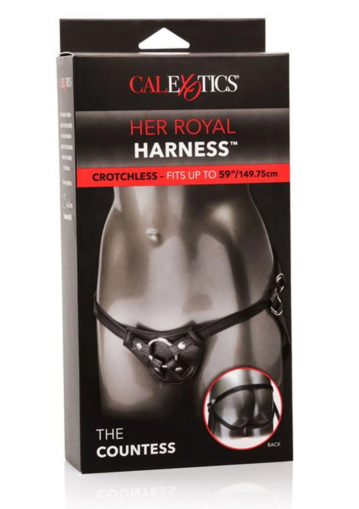 Bestel: Her Royal Harness The Countess Strap - On Peggingset by CalExotics - bij Happytoys: de erotische sex webshop | liever Happy dan Easy ⭐⭐⭐⭐⭐