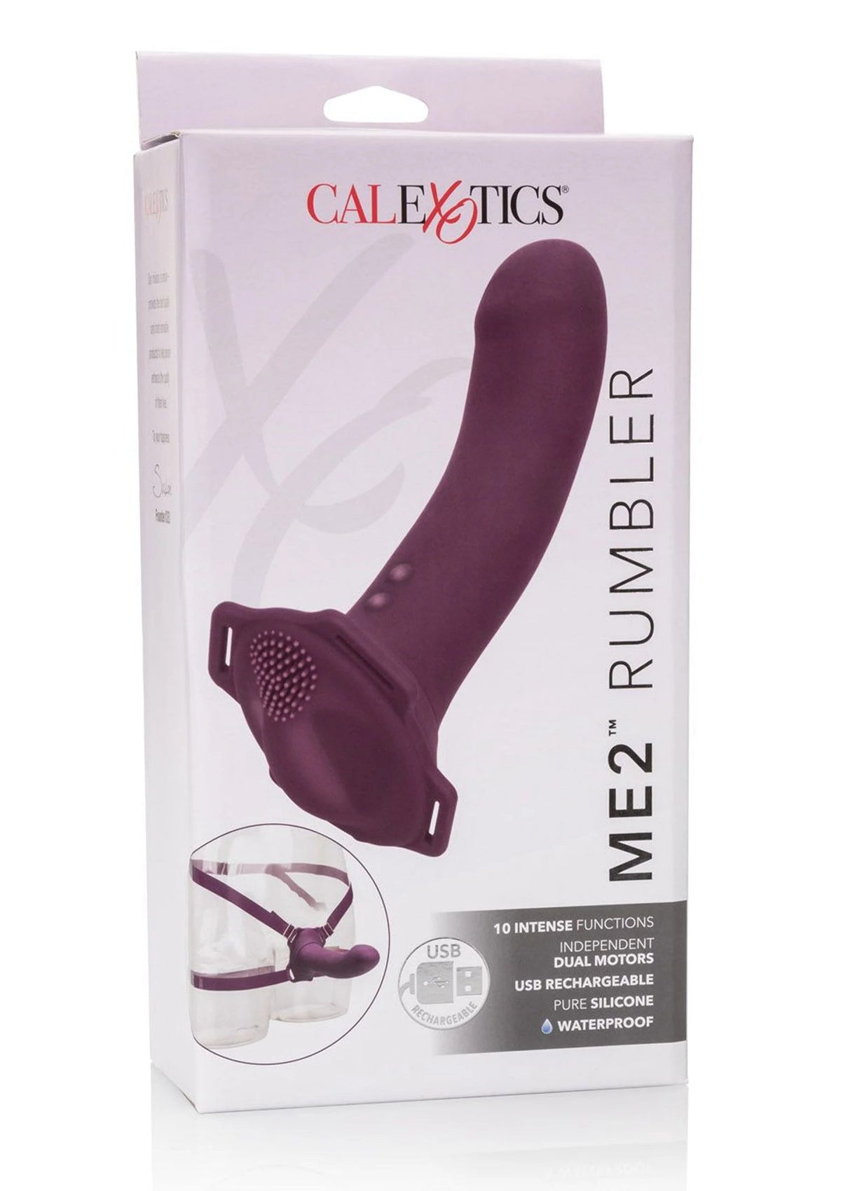 Bestel: Her Royal Harness Me2 Rumbler Strap - On Pegging by CalExotics - bij Happytoys: de erotische sex webshop | liever Happy dan Easy ⭐⭐⭐⭐⭐