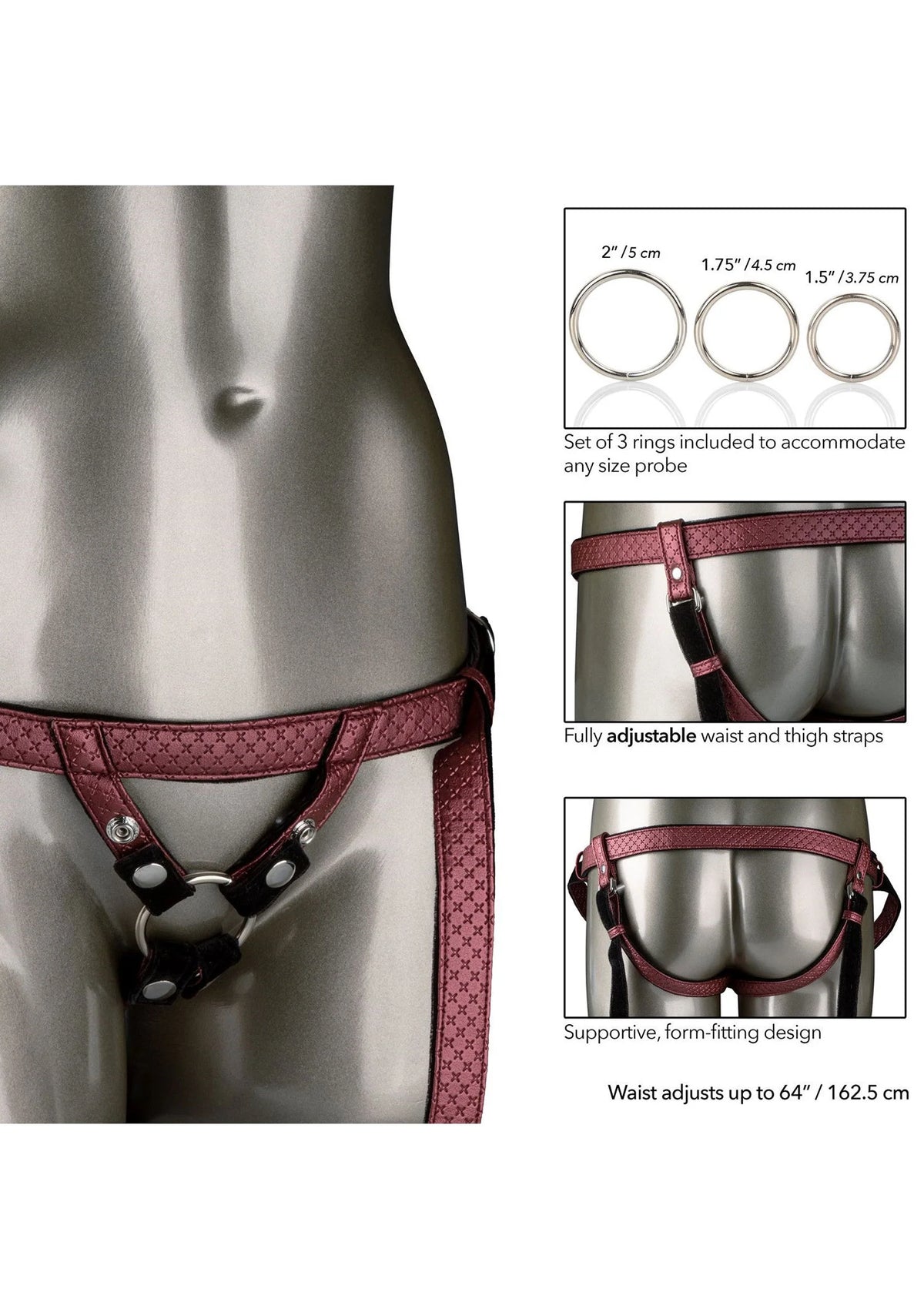 Bestel: The Regal Duchess by CalExotics Her Royal Harness - bij Happytoys: de erotische sex webshop | liever Happy dan Easy ⭐⭐⭐⭐⭐