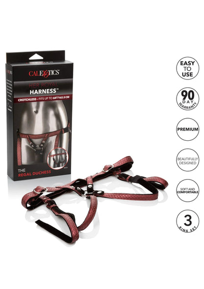 Bestel: The Regal Duchess by CalExotics Her Royal Harness - bij Happytoys: de erotische sex webshop | liever Happy dan Easy ⭐⭐⭐⭐⭐