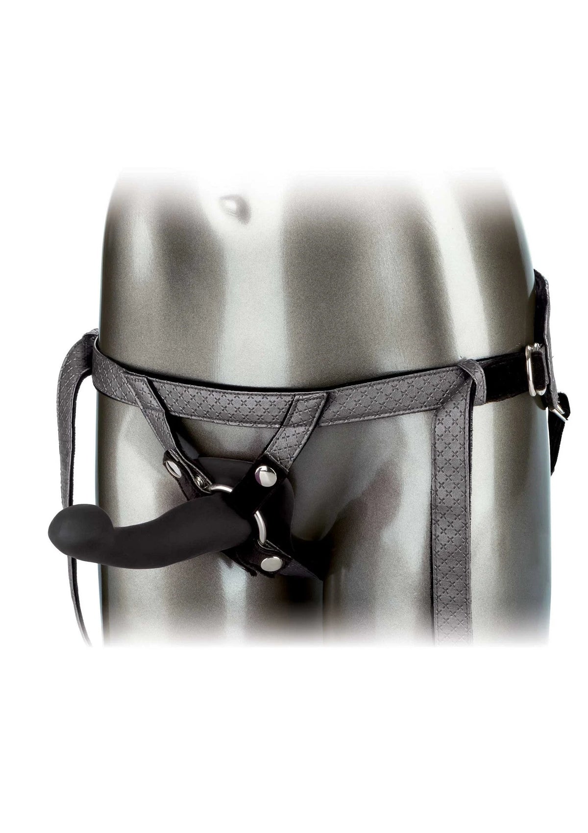 Bestel: Her Royal Harness The Royal Vibrating Pegging Strap On set by CalExotics - bij Happytoys: de erotische sex webshop | liever Happy dan Easy ⭐⭐⭐⭐⭐ - Default Title - 12866 - GREY