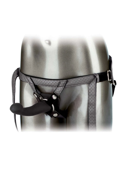 Bestel: Her Royal Harness The Royal Vibrating Pegging Strap On set by CalExotics - bij Happytoys: de erotische sex webshop | liever Happy dan Easy ⭐⭐⭐⭐⭐ - Default Title - 12866 - GREY