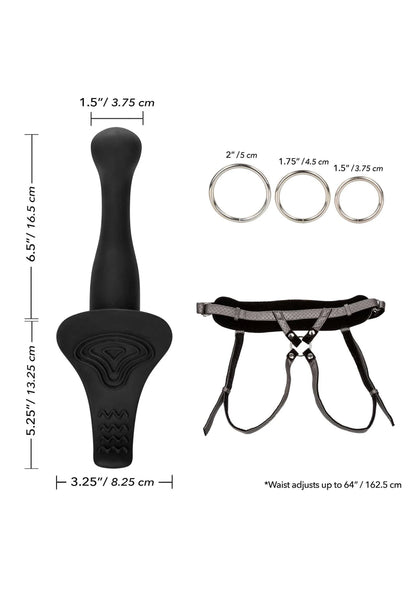 Bestel: Her Royal Harness The Royal Vibrating Pegging Strap On set by CalExotics - bij Happytoys: de erotische sex webshop | liever Happy dan Easy ⭐⭐⭐⭐⭐