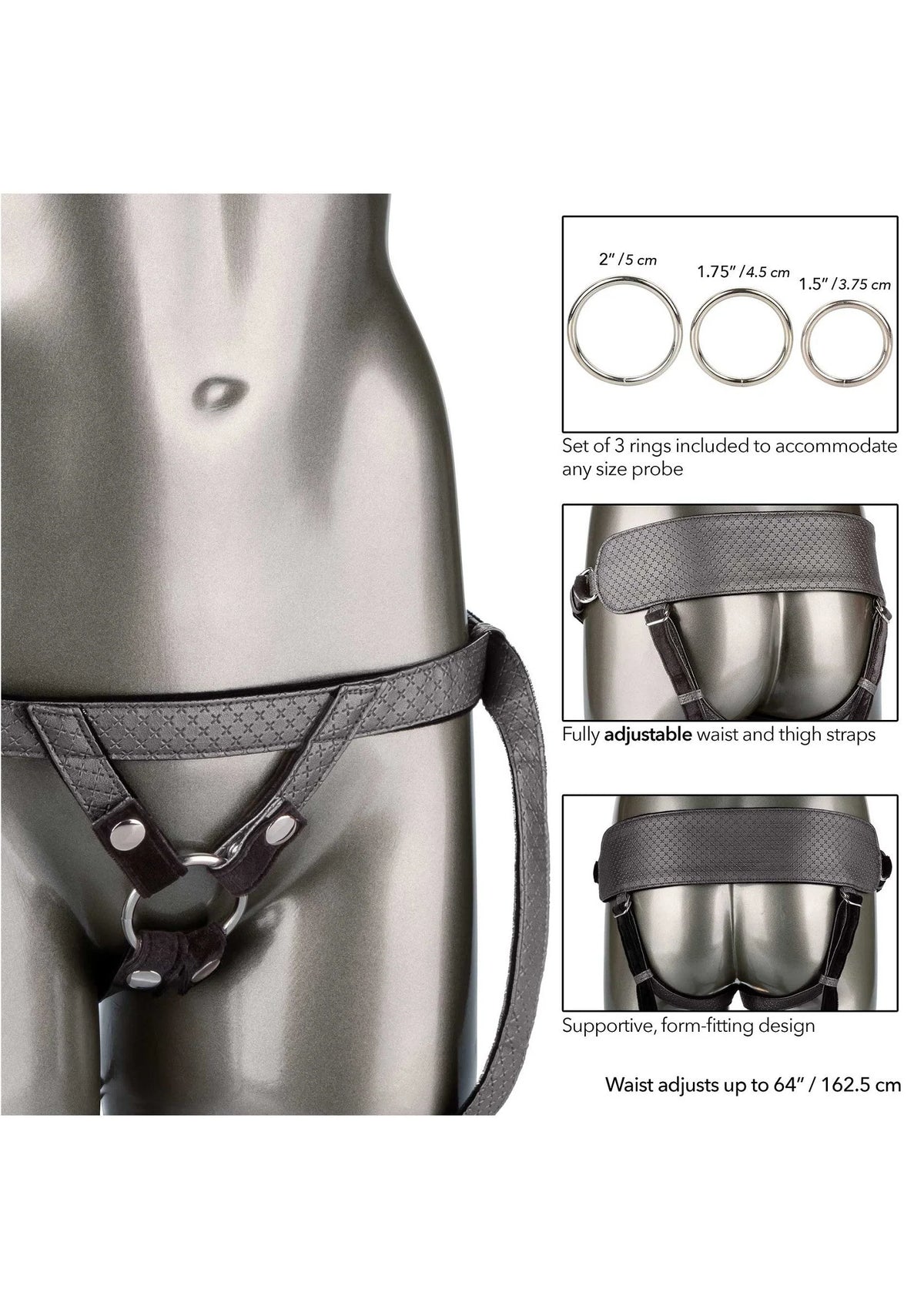 Bestel: Her Royal Harness The Royal Vibrating Pegging Strap On set by CalExotics - bij Happytoys: de erotische sex webshop | liever Happy dan Easy ⭐⭐⭐⭐⭐