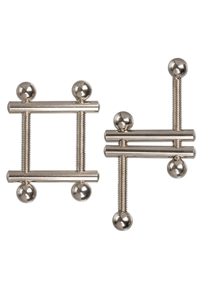 Bestel: Crossbar Nipple Vices by CalExotics - bij Happytoys: de erotische sex webshop | liever Happy dan Easy ⭐⭐⭐⭐⭐