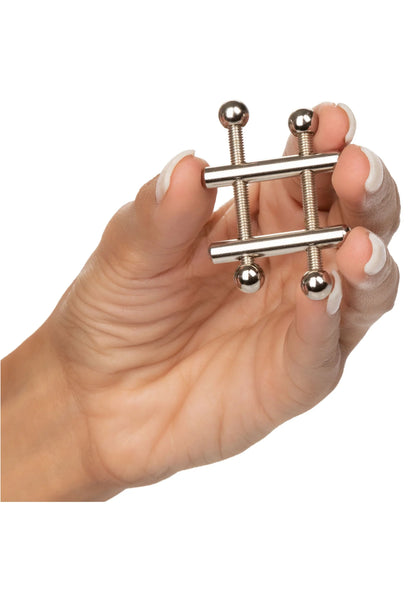 Bestel: Crossbar Nipple Vices by CalExotics - bij Happytoys: de erotische sex webshop | liever Happy dan Easy ⭐⭐⭐⭐⭐