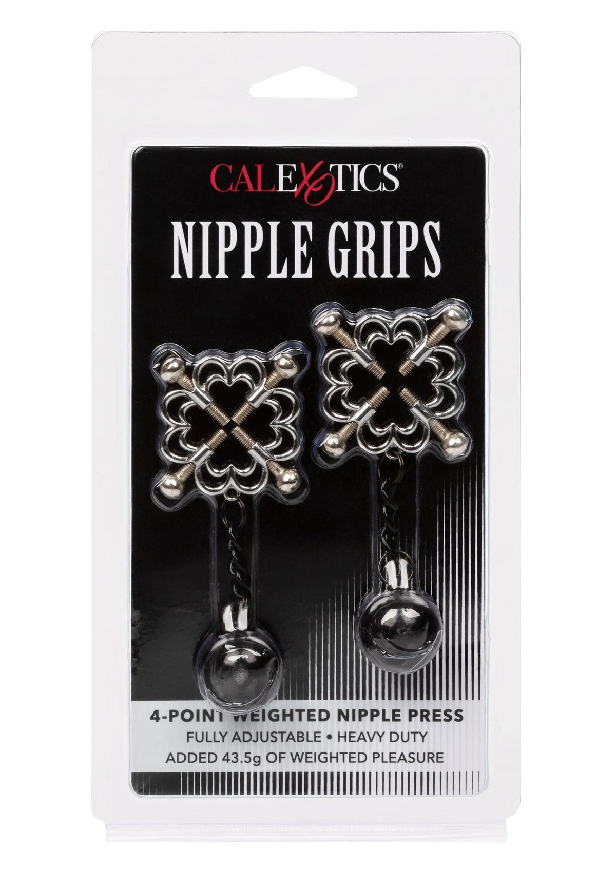 Bestel: 4 - Point Weighted Nipple Press by CalExotics - bij Happytoys: de erotische sex webshop | liever Happy dan Easy ⭐⭐⭐⭐⭐
