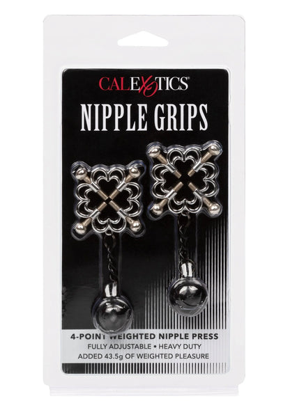 Bestel: 4 - Point Weighted Nipple Press by CalExotics - bij Happytoys: de erotische sex webshop | liever Happy dan Easy ⭐⭐⭐⭐⭐