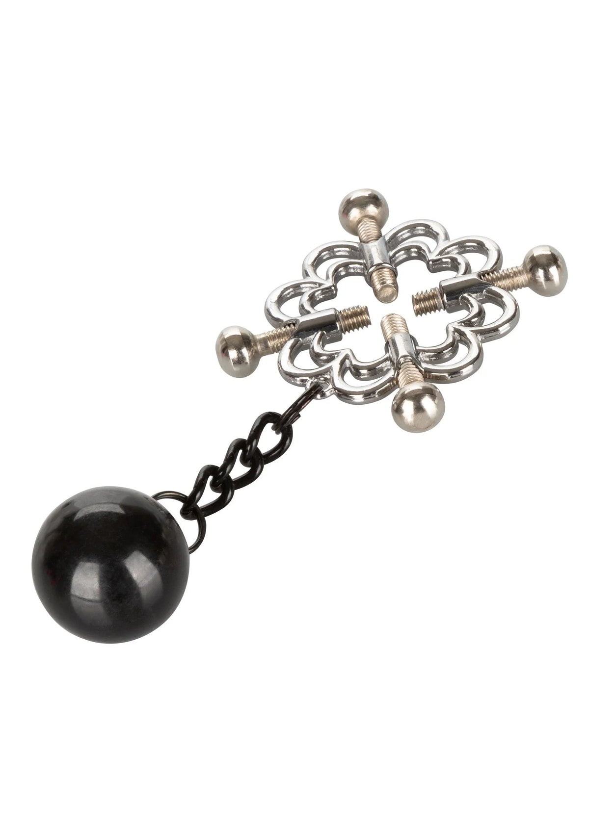 Bestel: 4 - Point Weighted Nipple Press by CalExotics - bij Happytoys: de erotische sex webshop | liever Happy dan Easy ⭐⭐⭐⭐⭐