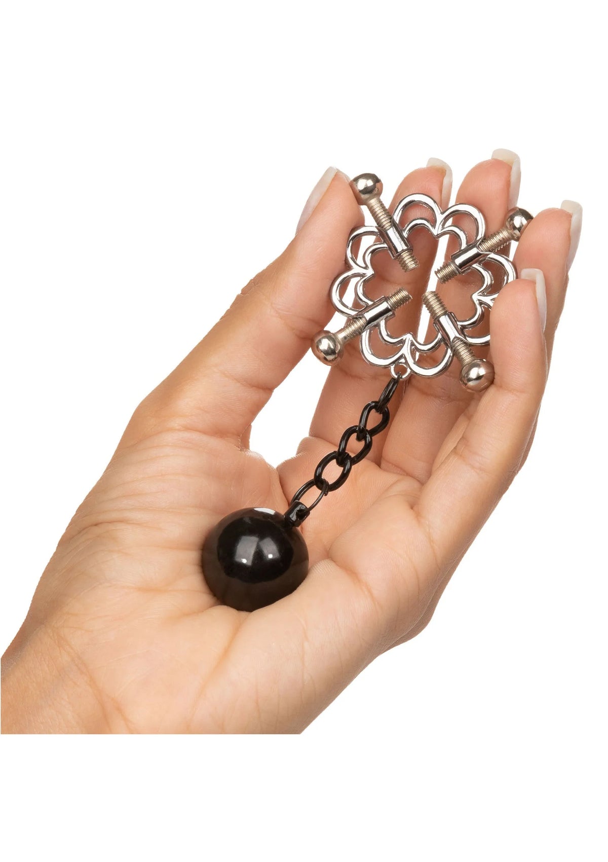 Bestel: 4 - Point Weighted Nipple Press by CalExotics - bij Happytoys: de erotische sex webshop | liever Happy dan Easy ⭐⭐⭐⭐⭐