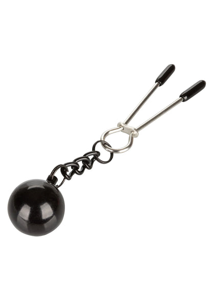 Bestel: Weighted Tweezer Nipple Clamps by CalExotics - bij Happytoys: de erotische sex webshop | liever Happy dan Easy ⭐⭐⭐⭐⭐