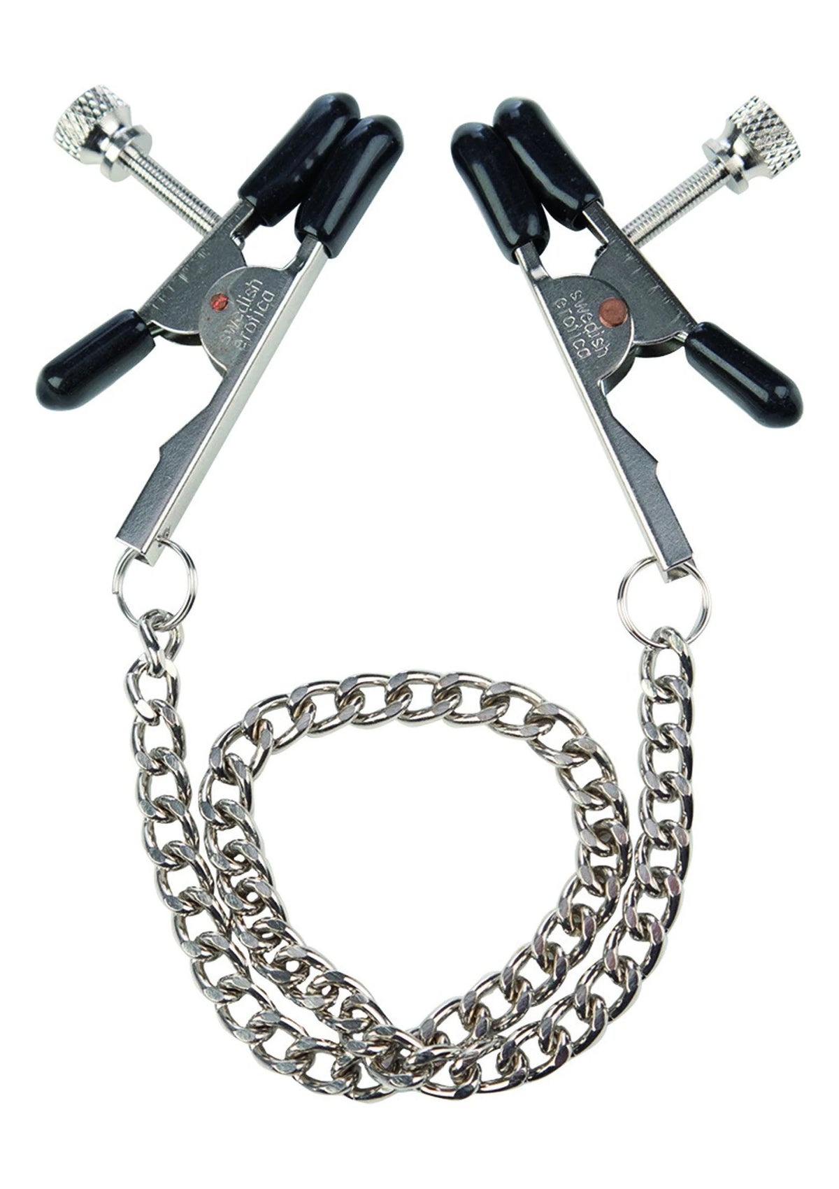 Bestel: Nipple Play Bull Nose Tepelklemmen by CalExotics - bij Happytoys: de erotische sex webshop | liever Happy dan Easy ⭐⭐⭐⭐⭐ - Default Title - 12922 - METAL