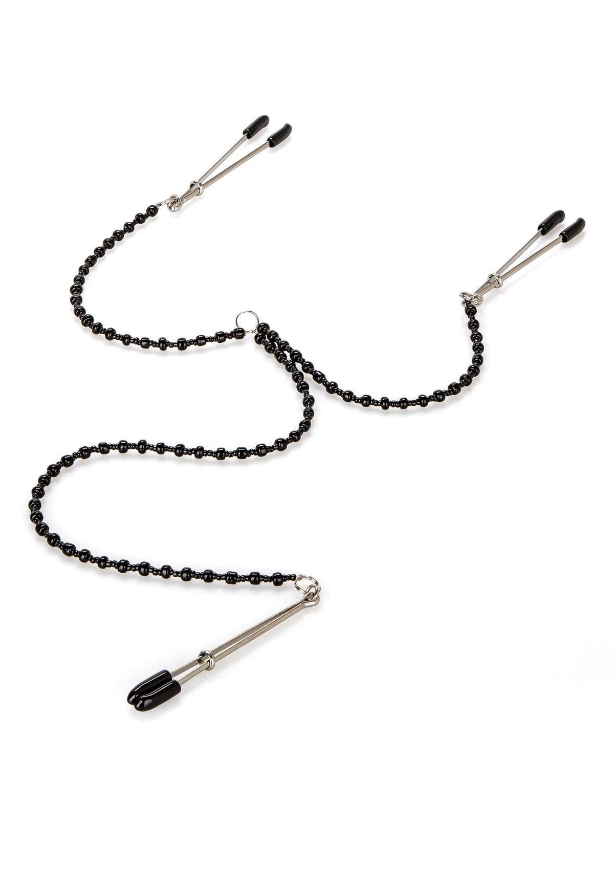 Bestel: CalExotics Nipple Play Tweezer Intimate Clamps Tepel en clitoris klem - bij Happytoys: de erotische sex webshop | liever Happy dan Easy ⭐⭐⭐⭐⭐ - Default Title - 12936 - BLACK