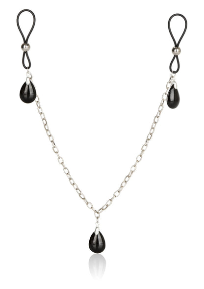Bestel: Nonpierce Nipple Chain Jewelry by CalExotics - bij Happytoys: de erotische sex webshop | liever Happy dan Easy ⭐⭐⭐⭐⭐ - Default Title - 12951 - BLACK