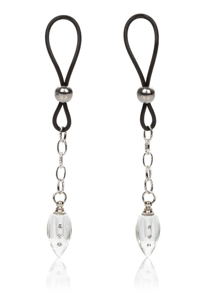 Bestel: Nipple Jewel Crystal Teardrop by CalExotics - bij Happytoys: de erotische sex webshop | liever Happy dan Easy ⭐⭐⭐⭐⭐ - Default Title - 12952 - SILVER