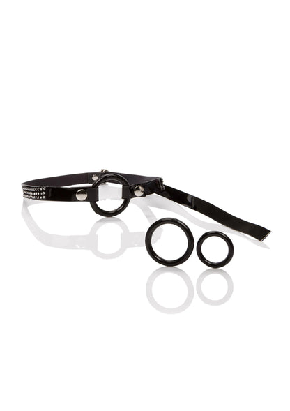 Bestel: Bound By Diamonds Open Ring Gag by CalExotics - bij Happytoys: de erotische sex webshop | liever Happy dan Easy ⭐⭐⭐⭐⭐ - Default Title - 12960 - BLACK