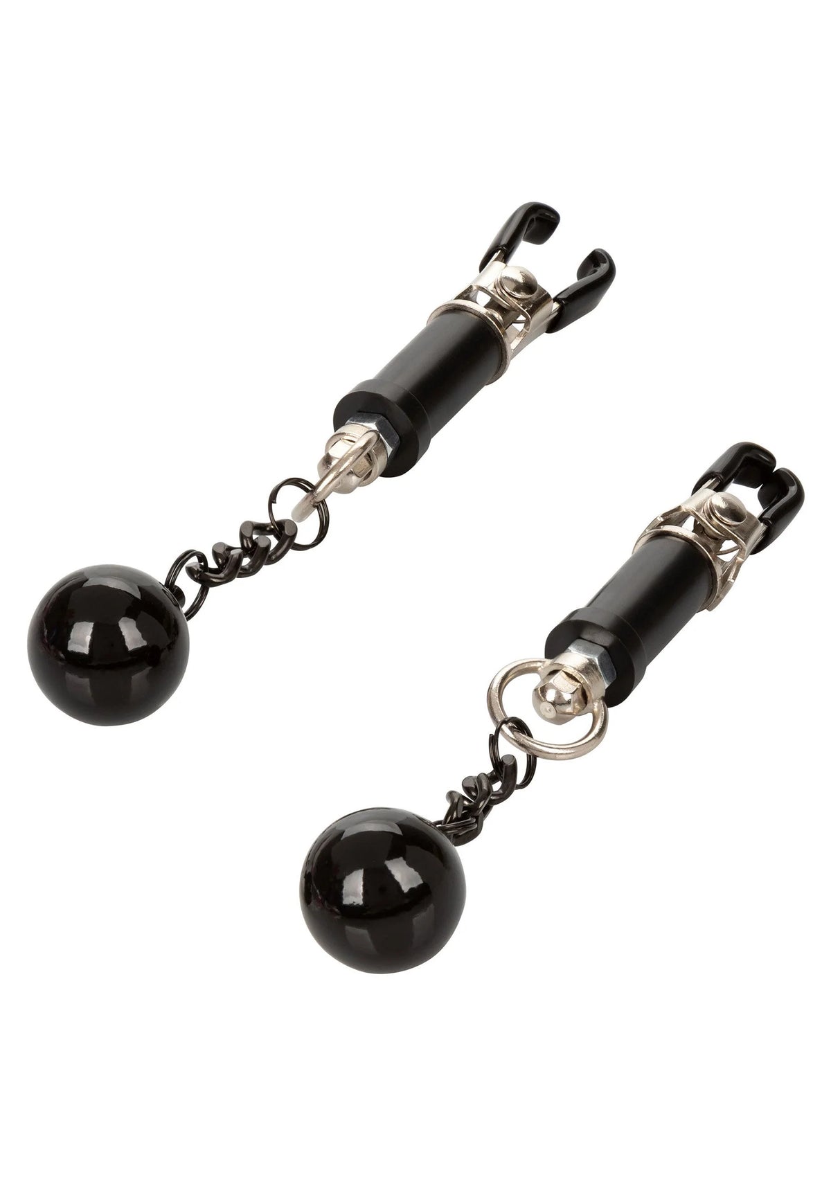 Bestel: Nipple Grips Weighted Twist Nipple Clamps by CalExotics - bij Happytoys: de erotische sex webshop | liever Happy dan Easy ⭐⭐⭐⭐⭐