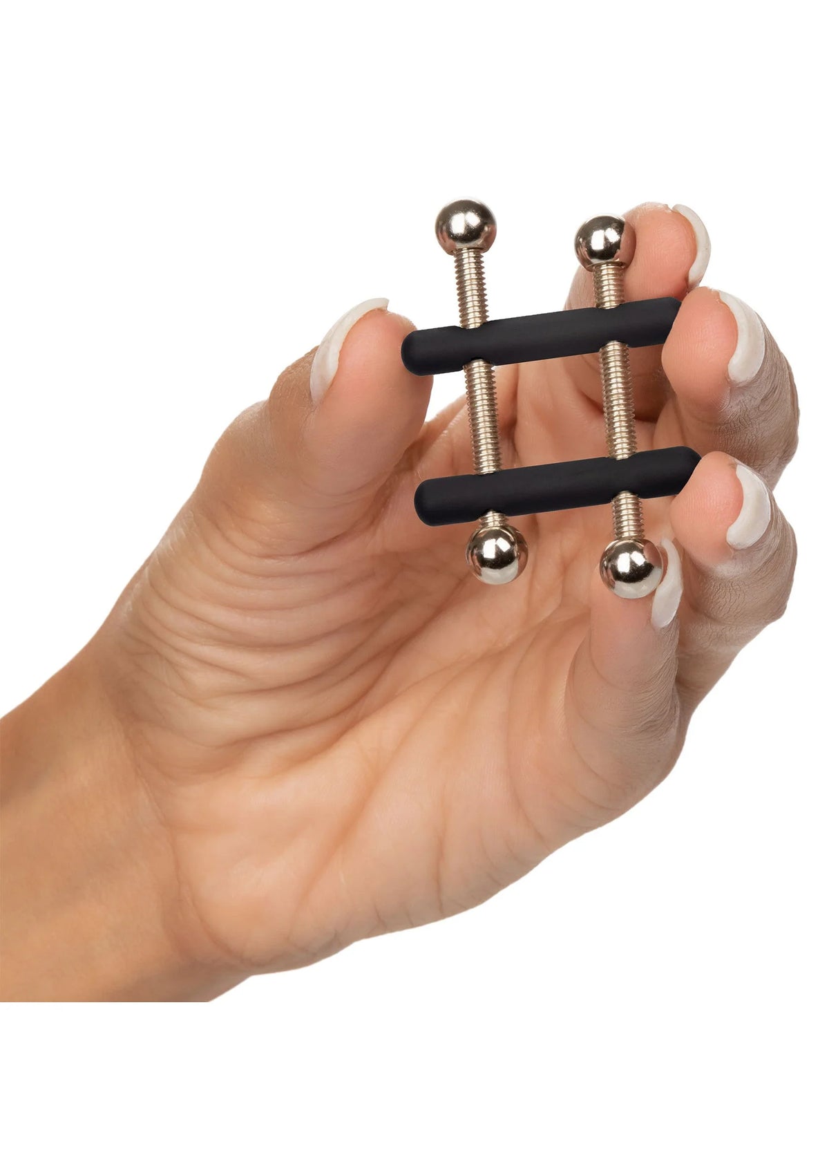 Bestel: Nipple Grips Power Grip Crossbar Nipple Vices by CalExotics - bij Happytoys: de erotische sex webshop | liever Happy dan Easy ⭐⭐⭐⭐⭐