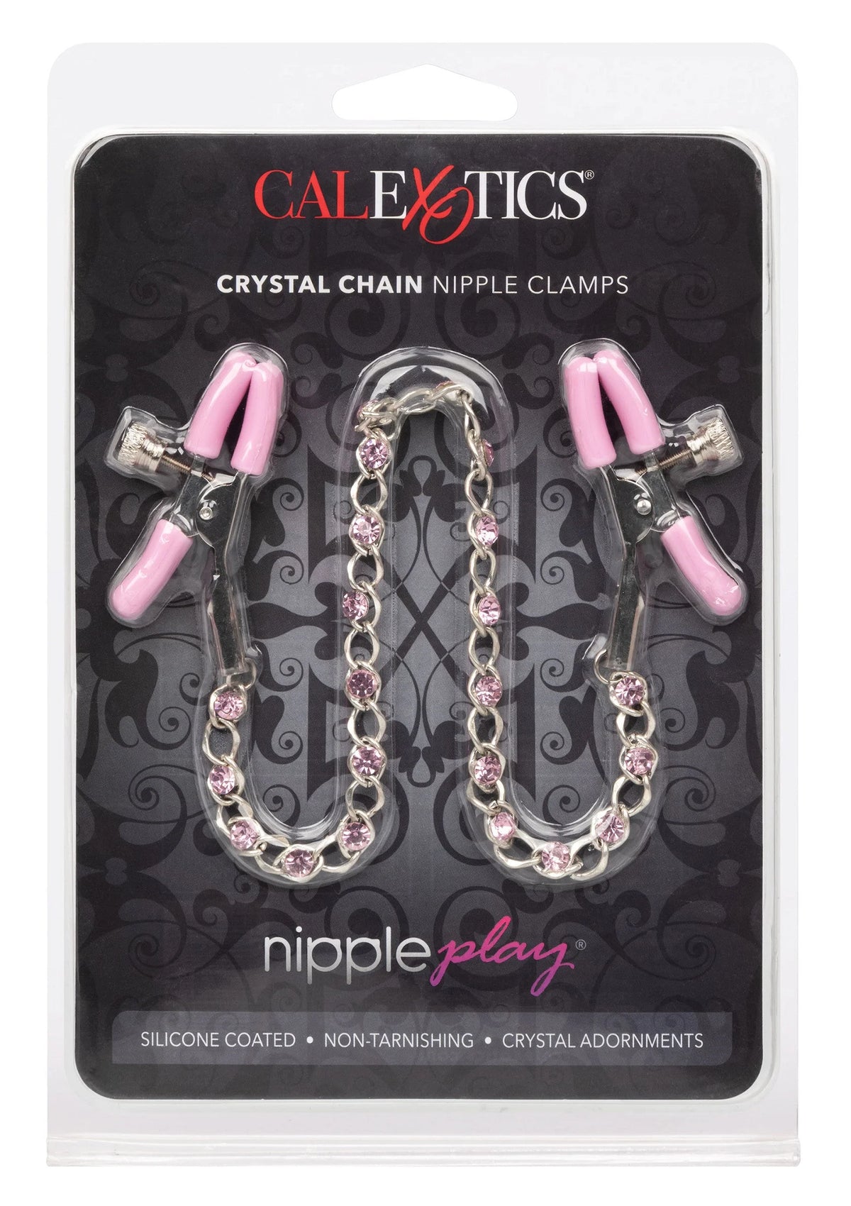 Bestel: Crystal Chain Nipple Clamps by CalExotics - bij Happytoys: de erotische sex webshop | liever Happy dan Easy ⭐⭐⭐⭐⭐