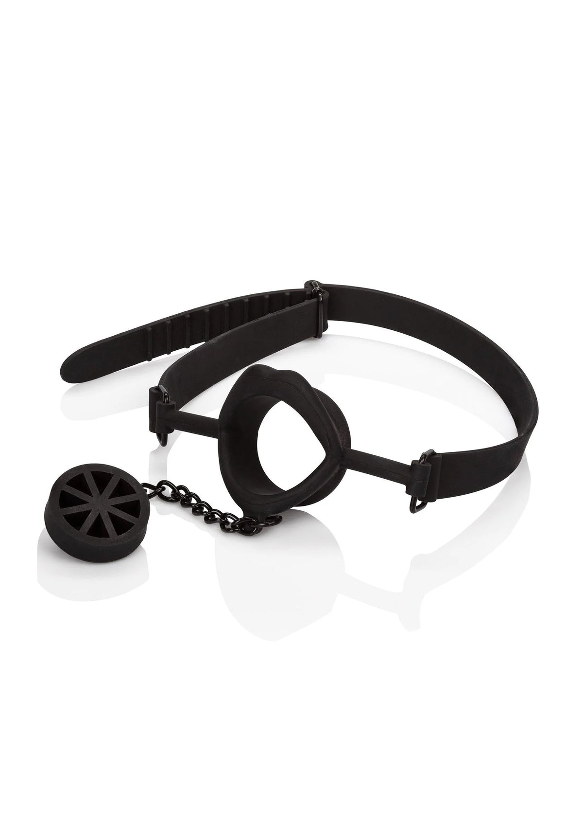 Bestel: Scandal Silicone Stopper Gag by CalExotics - bij Happytoys: de erotische sex webshop | liever Happy dan Easy ⭐⭐⭐⭐⭐ - Default Title - 12988 - BLACK