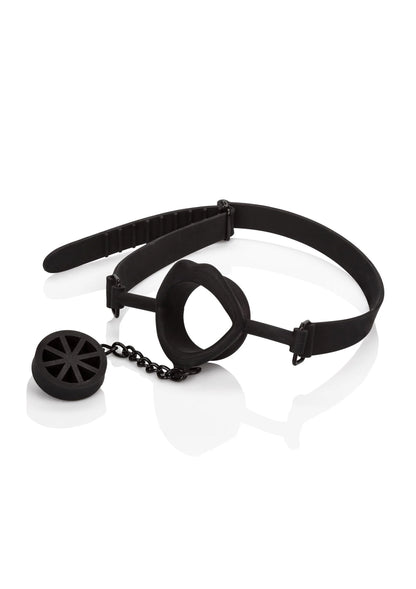 Bestel: Scandal Silicone Stopper Gag by CalExotics - bij Happytoys: de erotische sex webshop | liever Happy dan Easy ⭐⭐⭐⭐⭐ - Default Title - 12988 - BLACK
