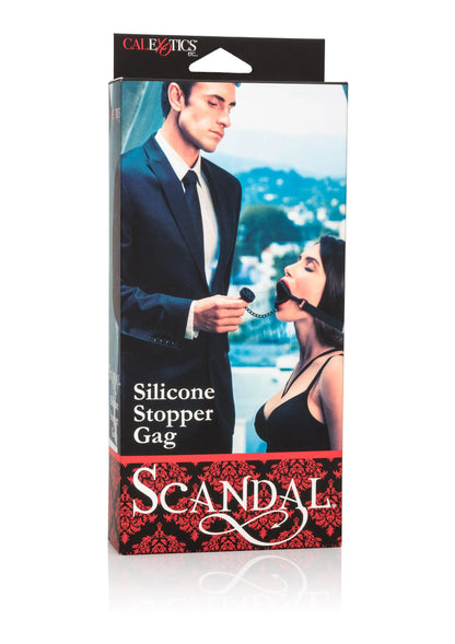 Bestel: Scandal Silicone Stopper Gag by CalExotics - bij Happytoys: de erotische sex webshop | liever Happy dan Easy ⭐⭐⭐⭐⭐