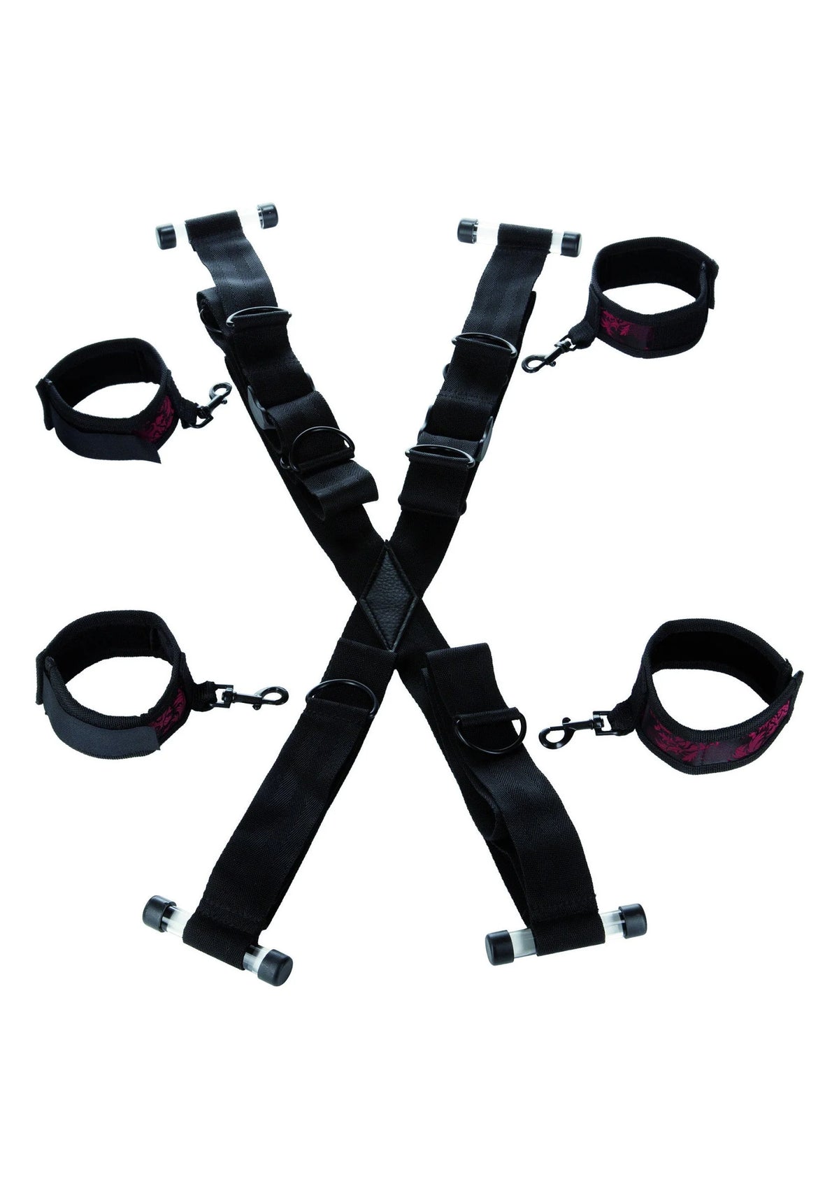 Bestel: Scandal Over The Door Cross by CalExotics - bij Happytoys: de erotische sex webshop | liever Happy dan Easy ⭐⭐⭐⭐⭐ - Default Title - 13009 - BLACK