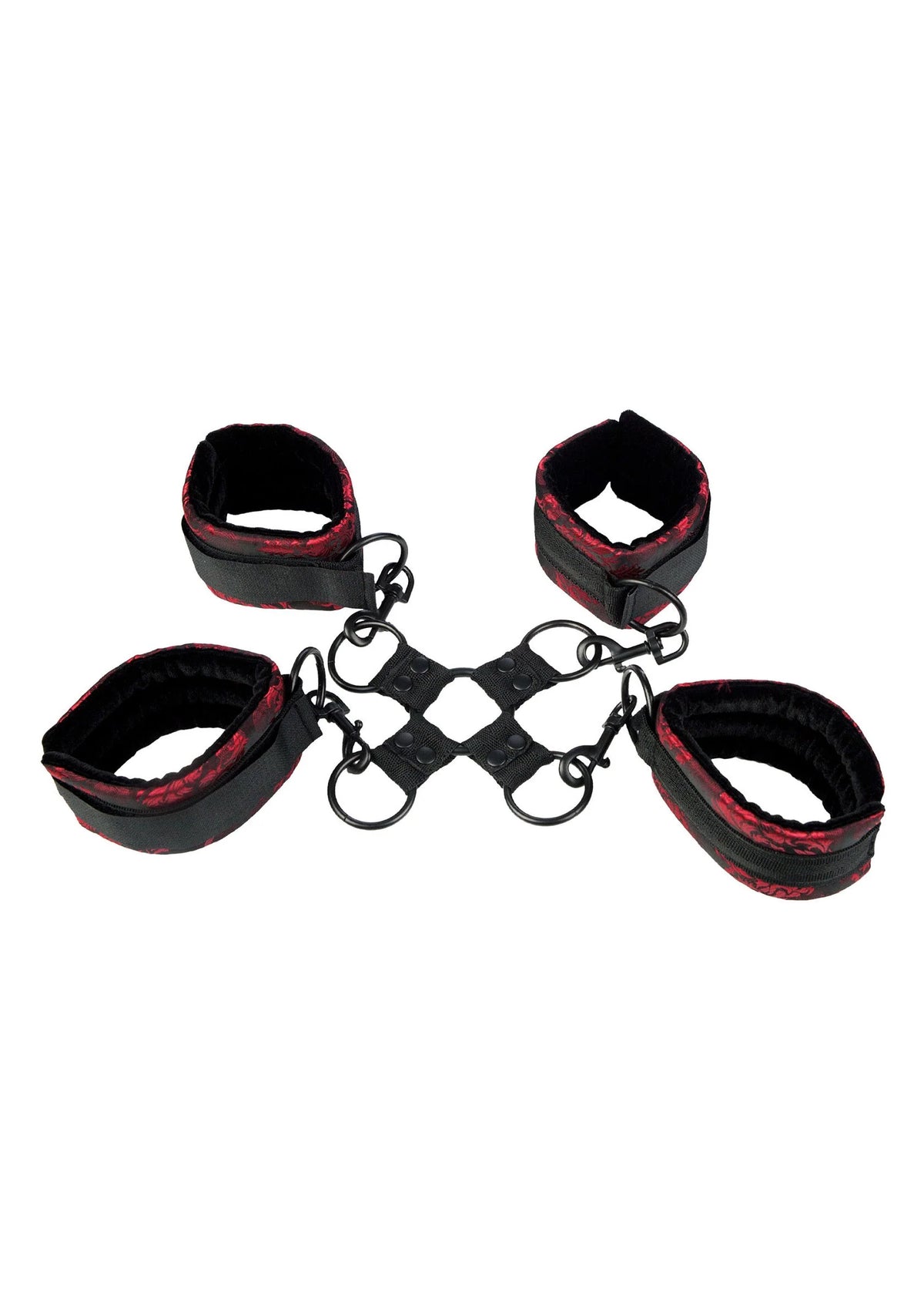 Bestel: Scandal Hog Tie by CalExotics - bij Happytoys: de erotische sex webshop | liever Happy dan Easy ⭐⭐⭐⭐⭐ - Default Title - 13010 - BLACK