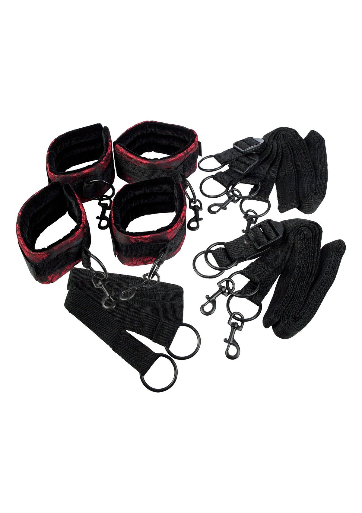 Bestel: Scandal Bed Restraints by CalExotics - bij Happytoys: de erotische sex webshop | liever Happy dan Easy ⭐⭐⭐⭐⭐ - Default Title - 13020 - BLACK