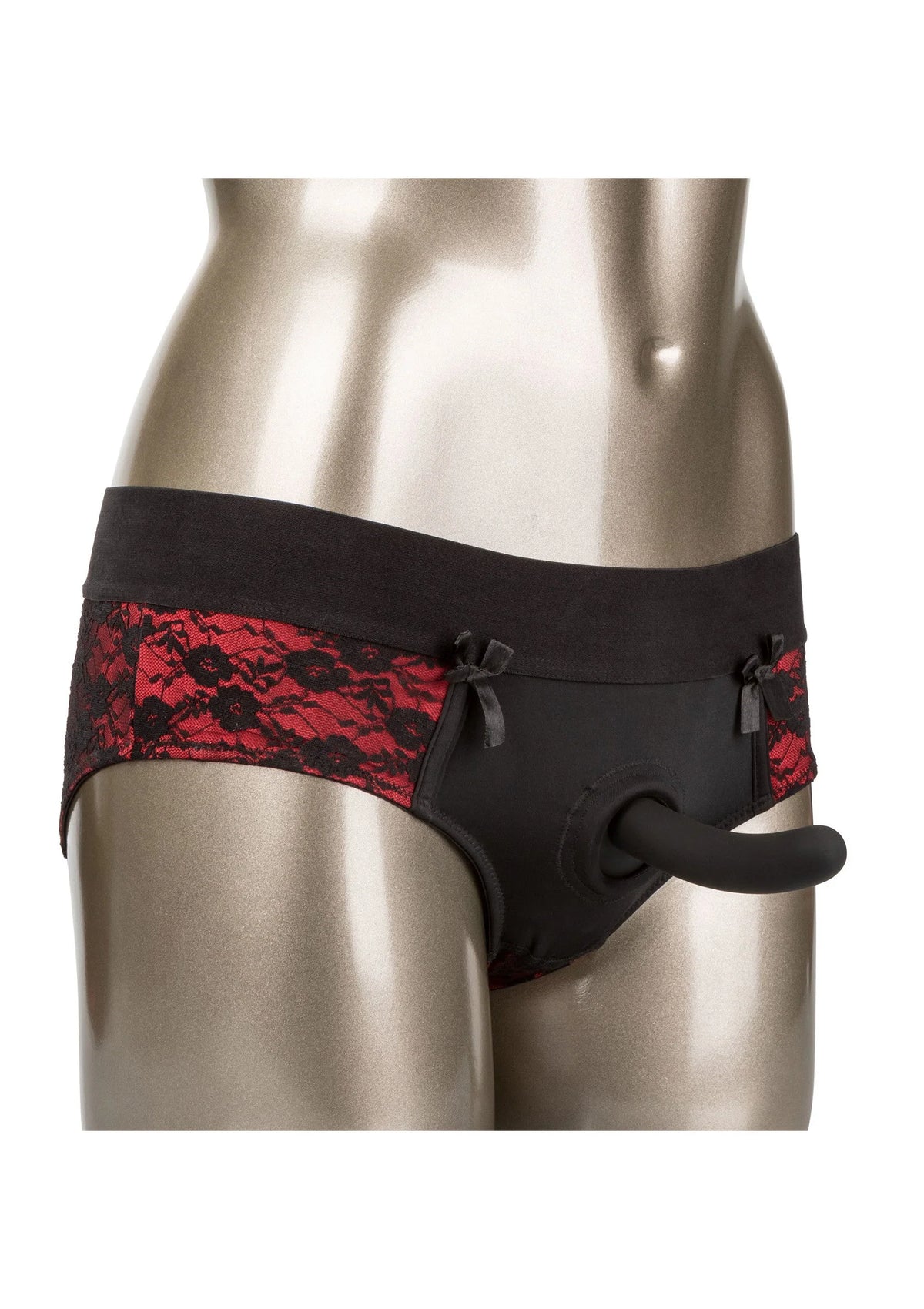 Bestel: Scandal Crotchless Pegging Panty Set S/M by CalExotics - bij Happytoys: de erotische sex webshop | liever Happy dan Easy ⭐⭐⭐⭐⭐