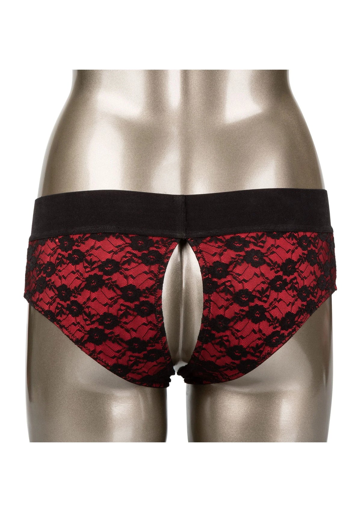 Bestel: Scandal Crotchless Pegging Panty Set S/M by CalExotics - bij Happytoys: de erotische sex webshop | liever Happy dan Easy ⭐⭐⭐⭐⭐