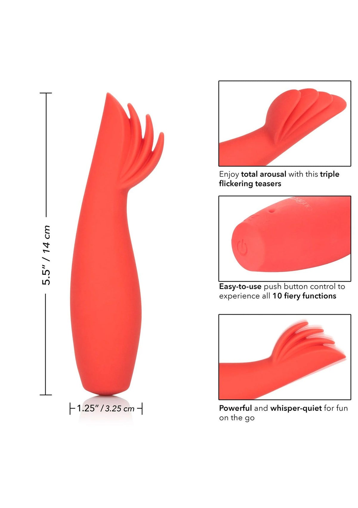 Bestel: Red Hot Blaze by CalExotics - bij Happytoys: de erotische sex webshop | liever Happy dan Easy ⭐⭐⭐⭐⭐